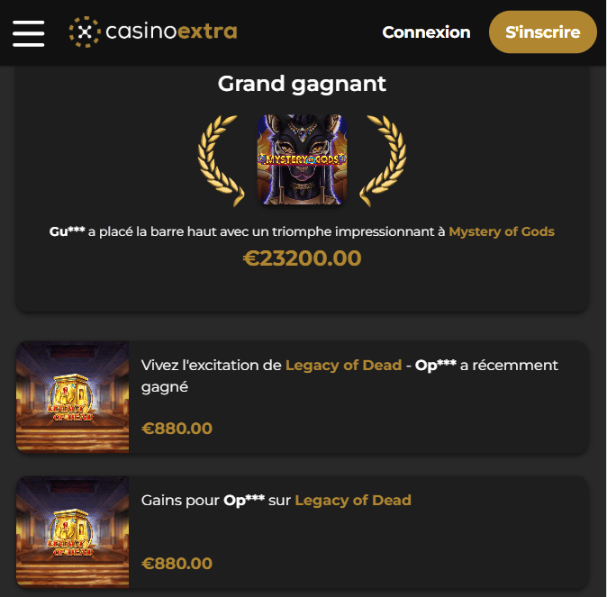 Avis de Casino Extra Extra Casino Avis pour Gagnants