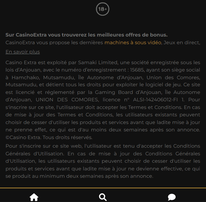 Revision du Casino Extra Revue de CasinoExtra 2 en France