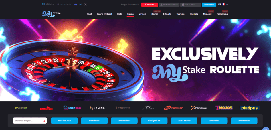 MyStake Casino Le plus populaire My Stake Casino virtuel